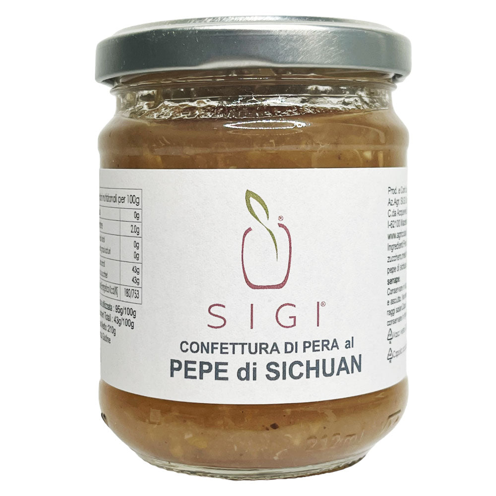 Pear jam with Sichuan pepper
